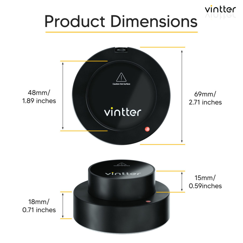 Car Cup Warmer | Vintter Portable Electric Coffee & Tea Mug Warmer